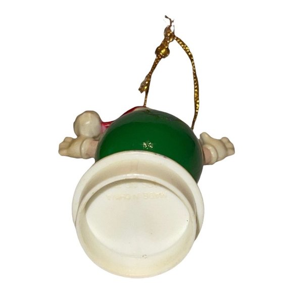 Vintage 1988 M&M's Peanut Candy Tube Topper Ornament - Picture 6 of 11